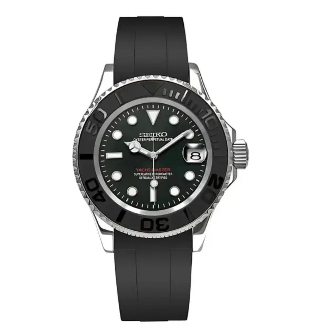SEIKOMOD 'MIDNIGHT MALICE' YACHTMASTER