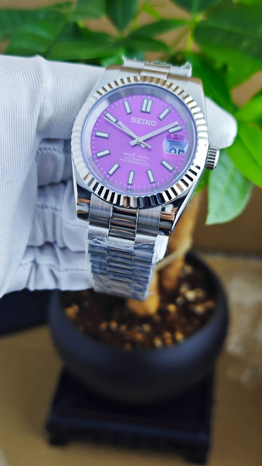 SEIKOMOD 'GRAPE' DATEJUST