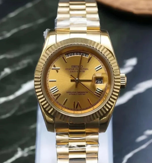 SEIKOMOD 'GOLDEN BULLET' DAYDATE PRESIDENTIAL