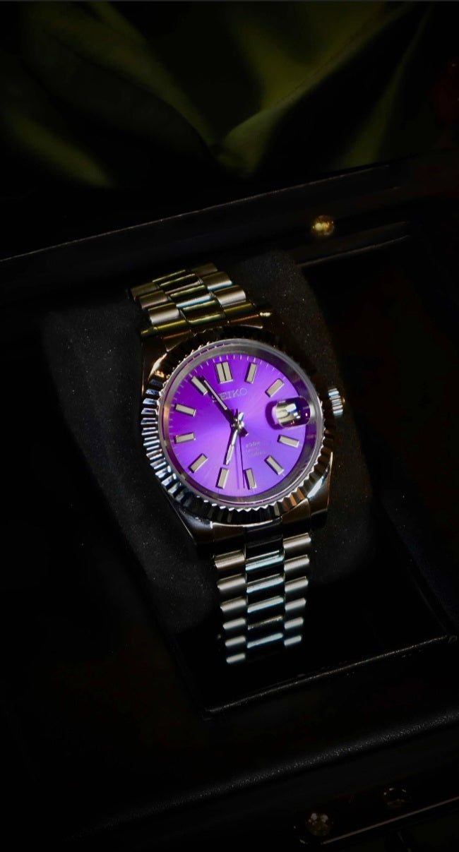 SEIKOMOD 'GRAPE' DATEJUST