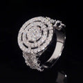 Eternal halo iced ring
