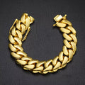 20mm gold filled cuban