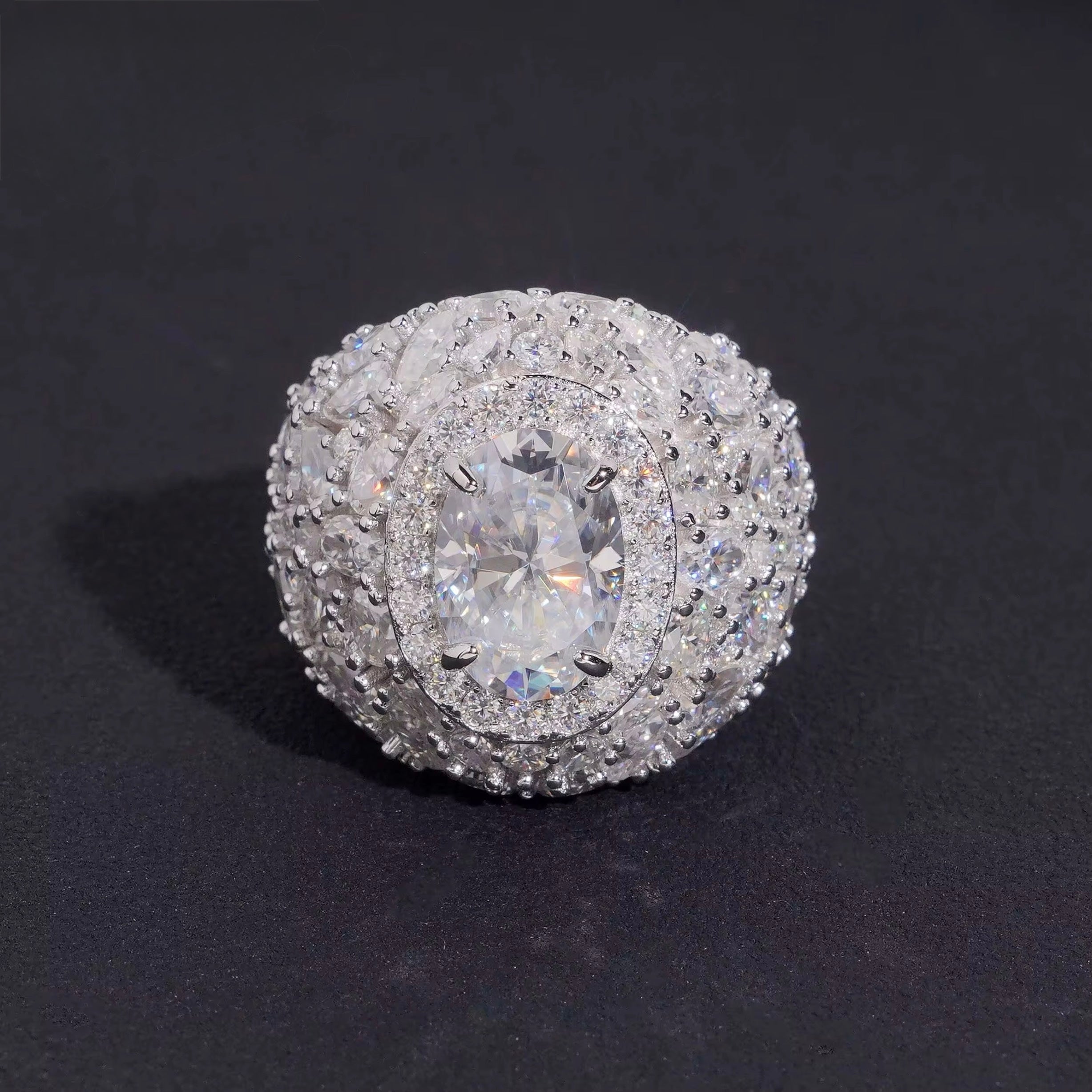 Boss Moissanite Ring