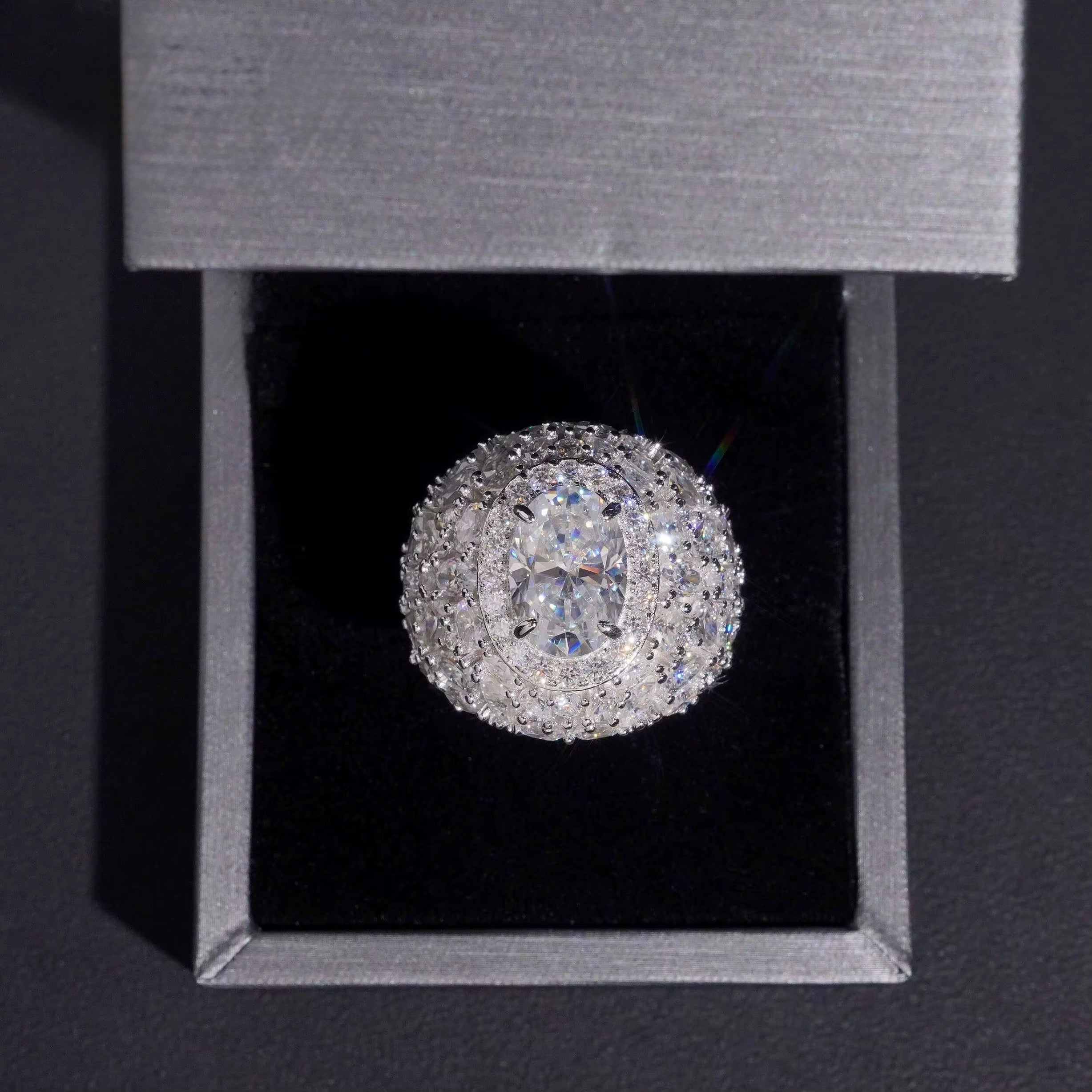 Boss Moissanite Ring