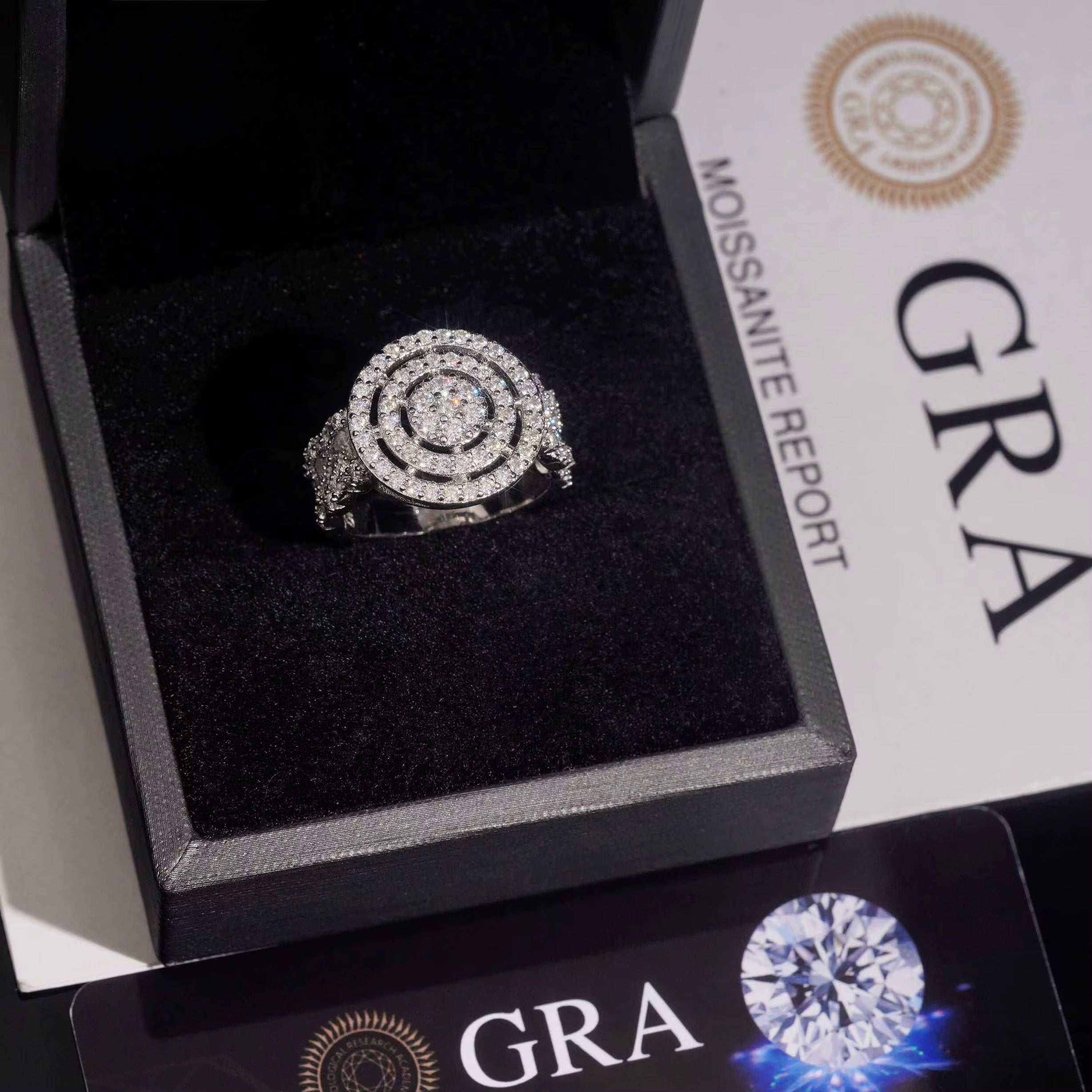 Eternal halo iced ring
