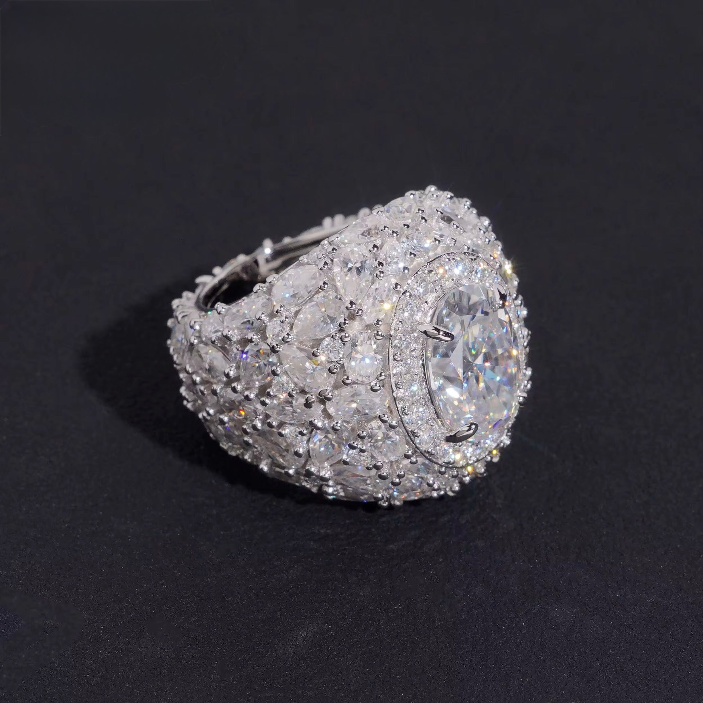 Boss Moissanite Ring