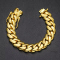 18mm gold filled Cuban