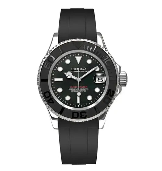 SEIKOMOD 'MIDNIGHT MALICE' YACHTMASTER
