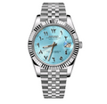 SEIKOMOD 'TIFFANY BLUE' DATEJUST