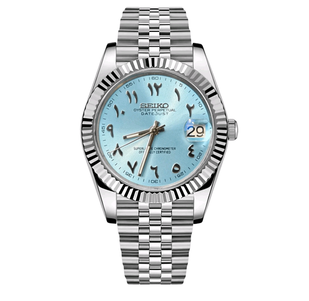 SEIKOMOD 'TIFFANY BLUE' DATEJUST