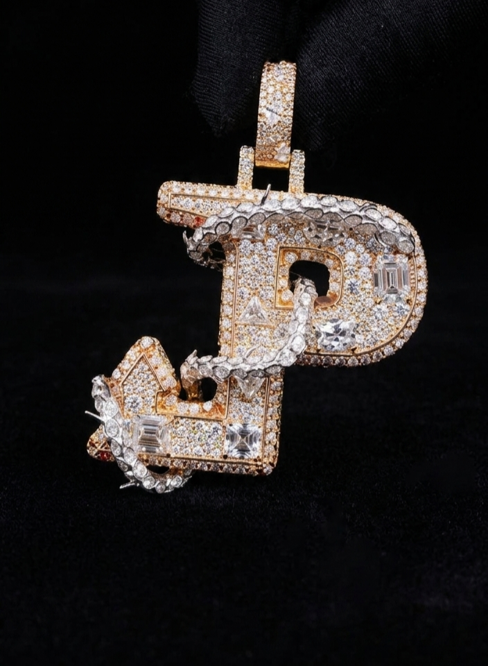 'P SNAKE' Pendant