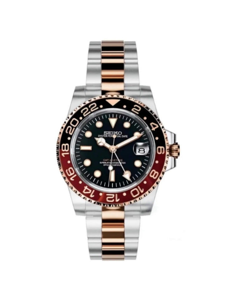SEIKOMOD 'ROOTBEER' GMT MASTER II