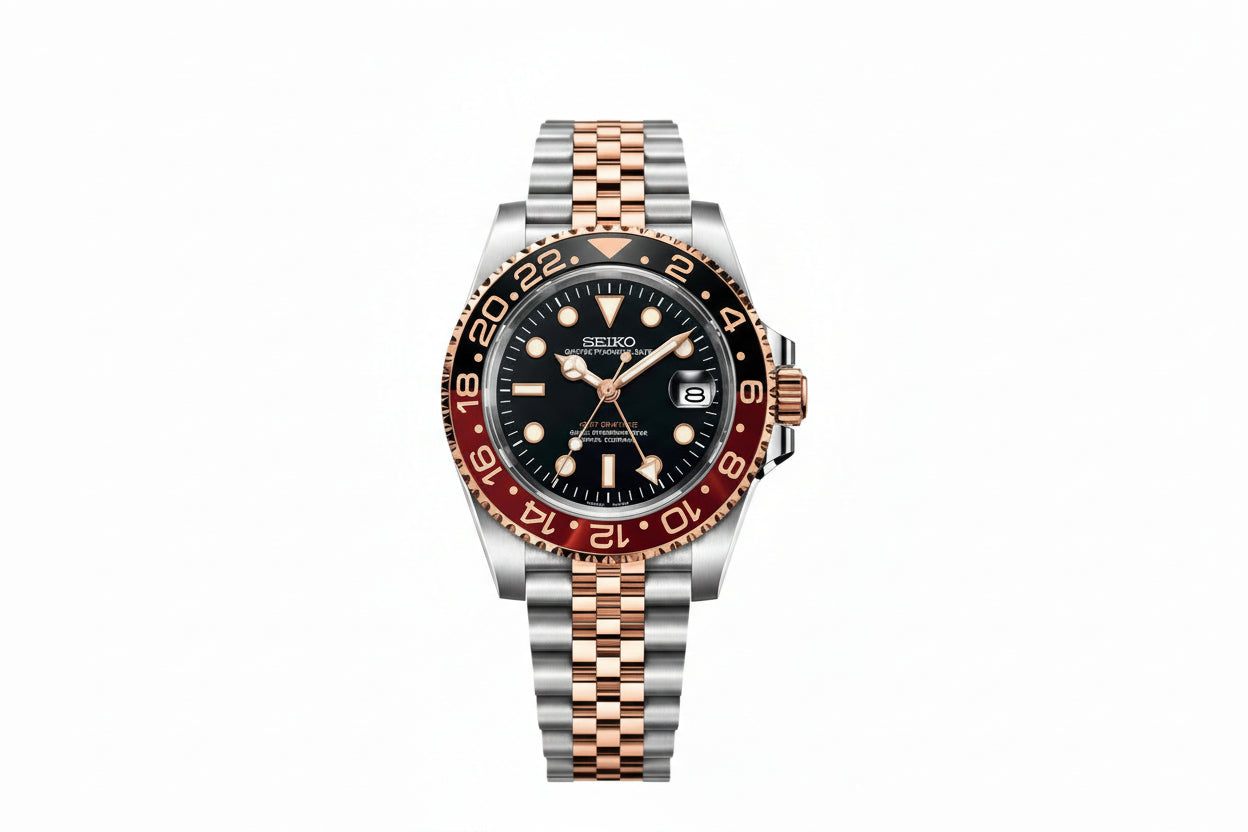 SEIKOMOD 'ROOTBEER' GMT MASTER II