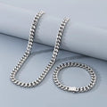 STEELIX Cuban Bracelet and chain set