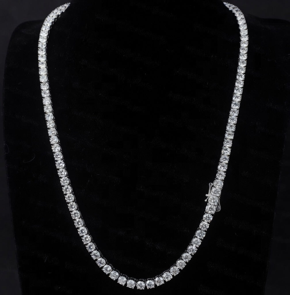 Tennis style 3mm 20inch Moisannite chain